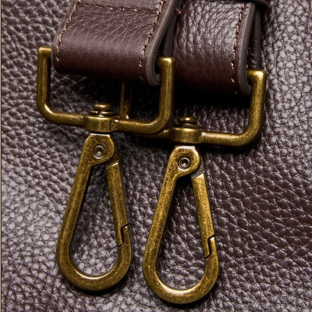 Retro Echtes Leder Weiche Minimalistische Tote Tasche