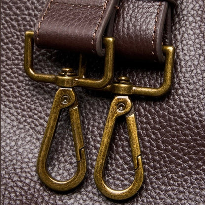 Retro Echtes Leder Weiche Minimalistische Tote Tasche