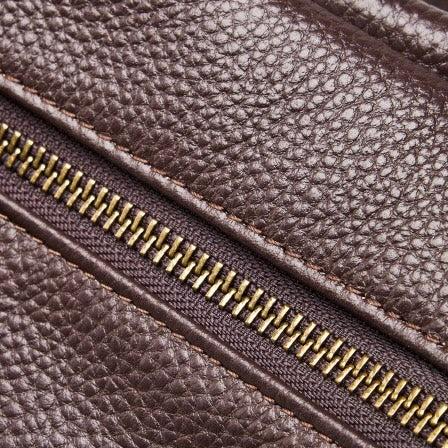 Retro Echtes Leder Weiche Minimalistische Tote Tasche