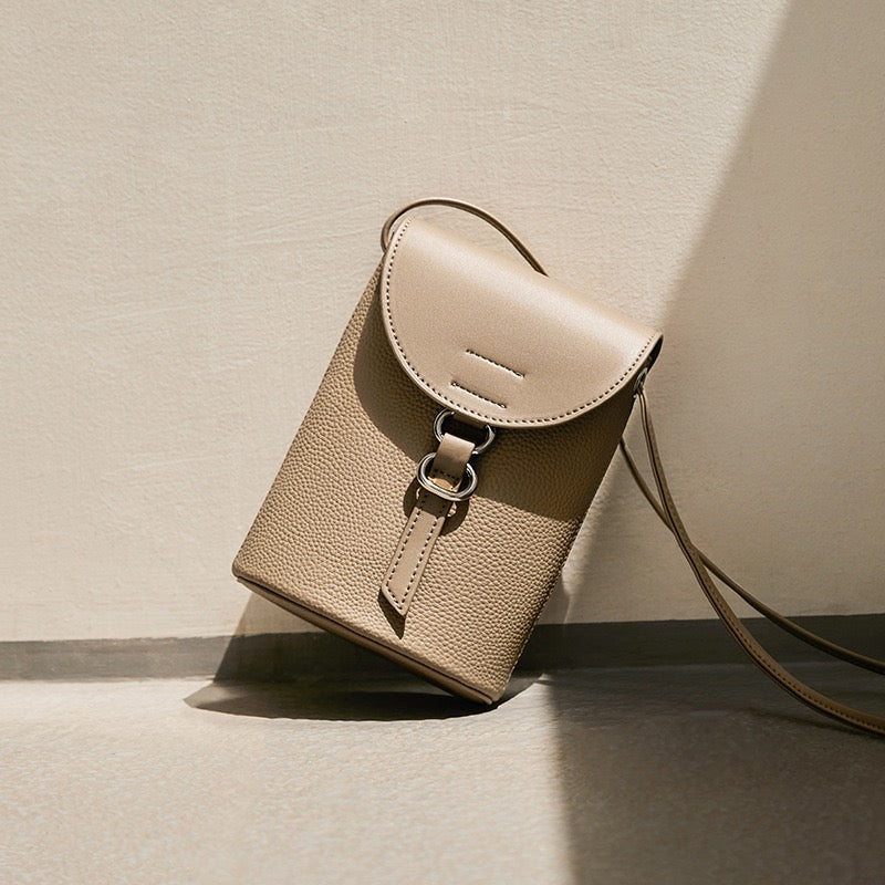 Echte Leder Mini Crossbody Handy Tasche