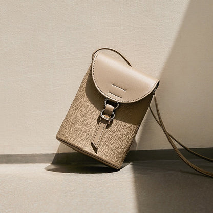 Echte Leder Mini Crossbody Handy Tasche