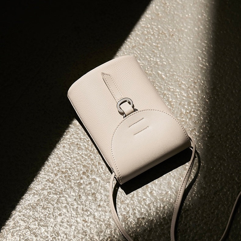 Echte Leder Mini Crossbody Handy Tasche