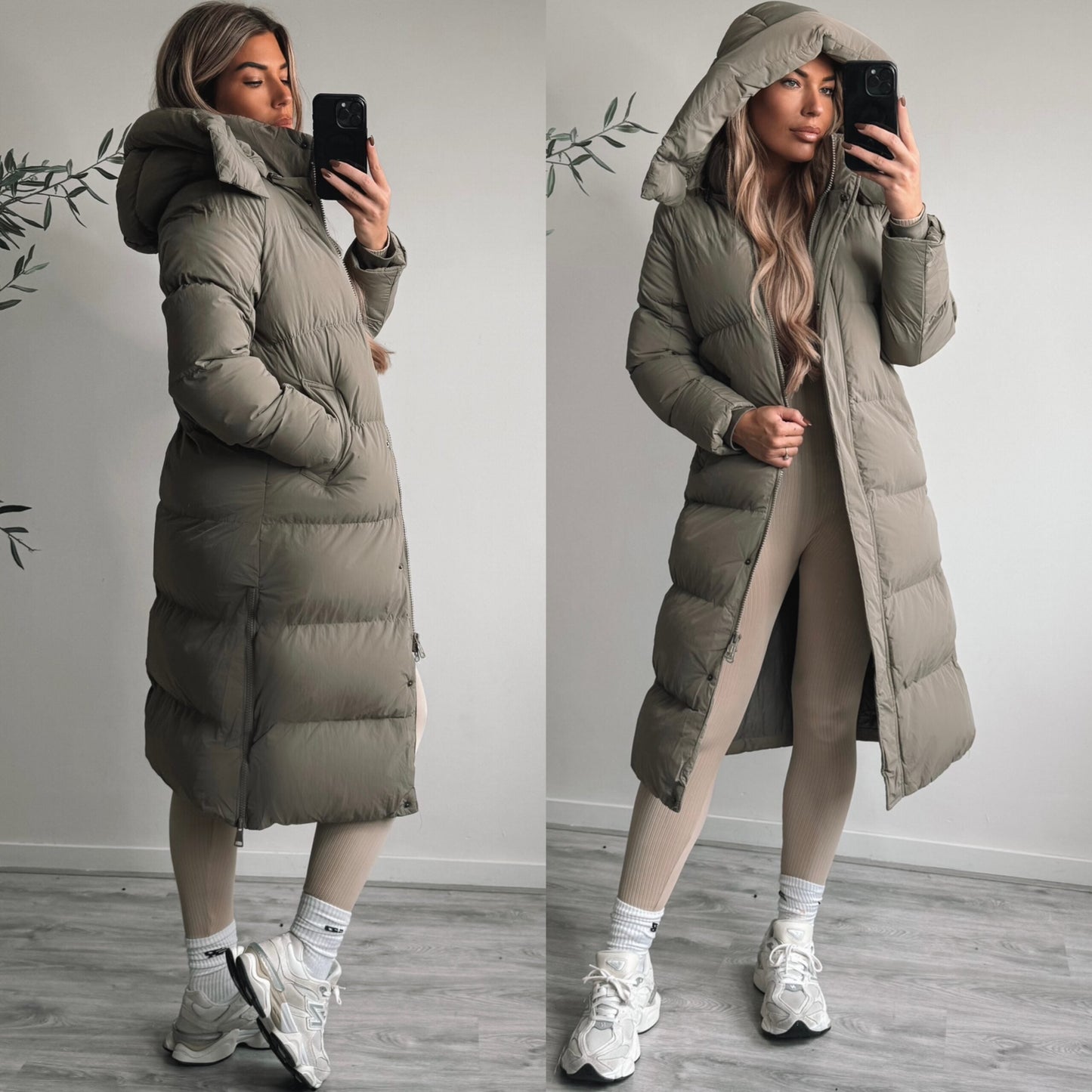 Ivy - Gemütliche Übergroße Daunenjacke