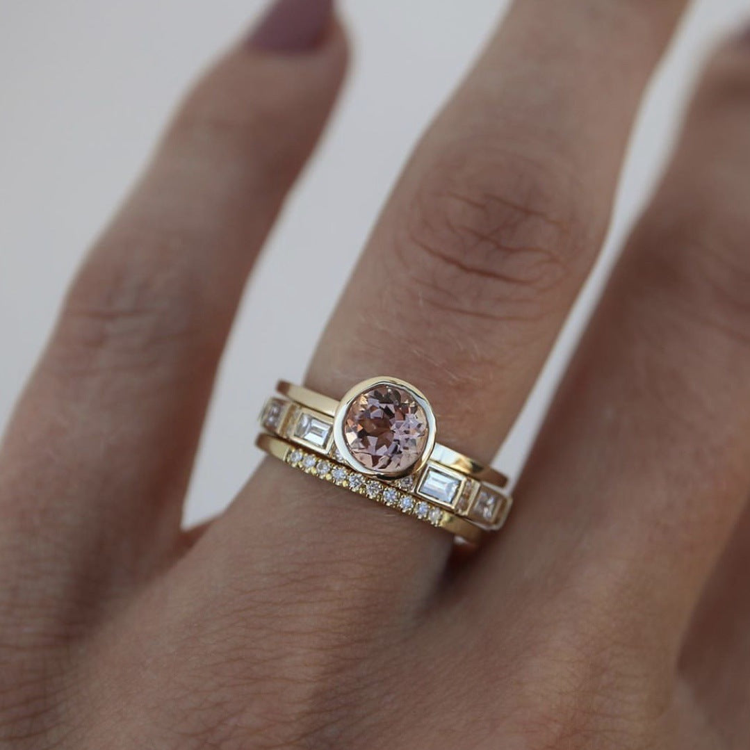 Isadora™ | Inlay kristallen ringenset