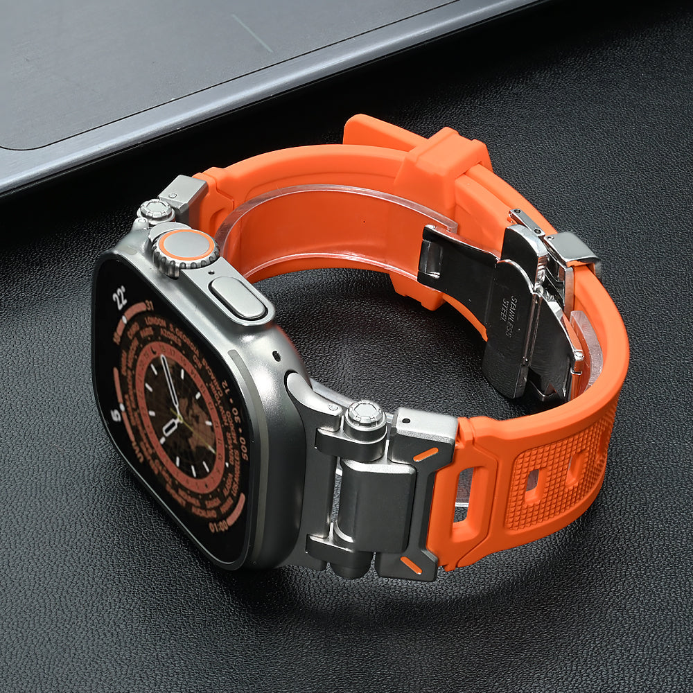 Explorer Siliconen Apple Watch Bandje