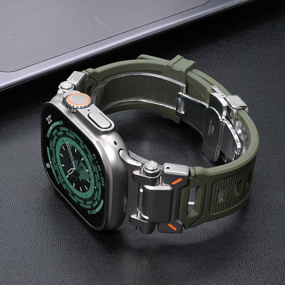 Explorer Siliconen Apple Watch Bandje