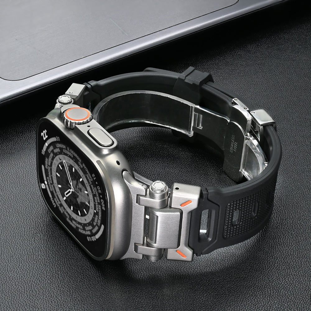 Explorer Siliconen Apple Watch Bandje