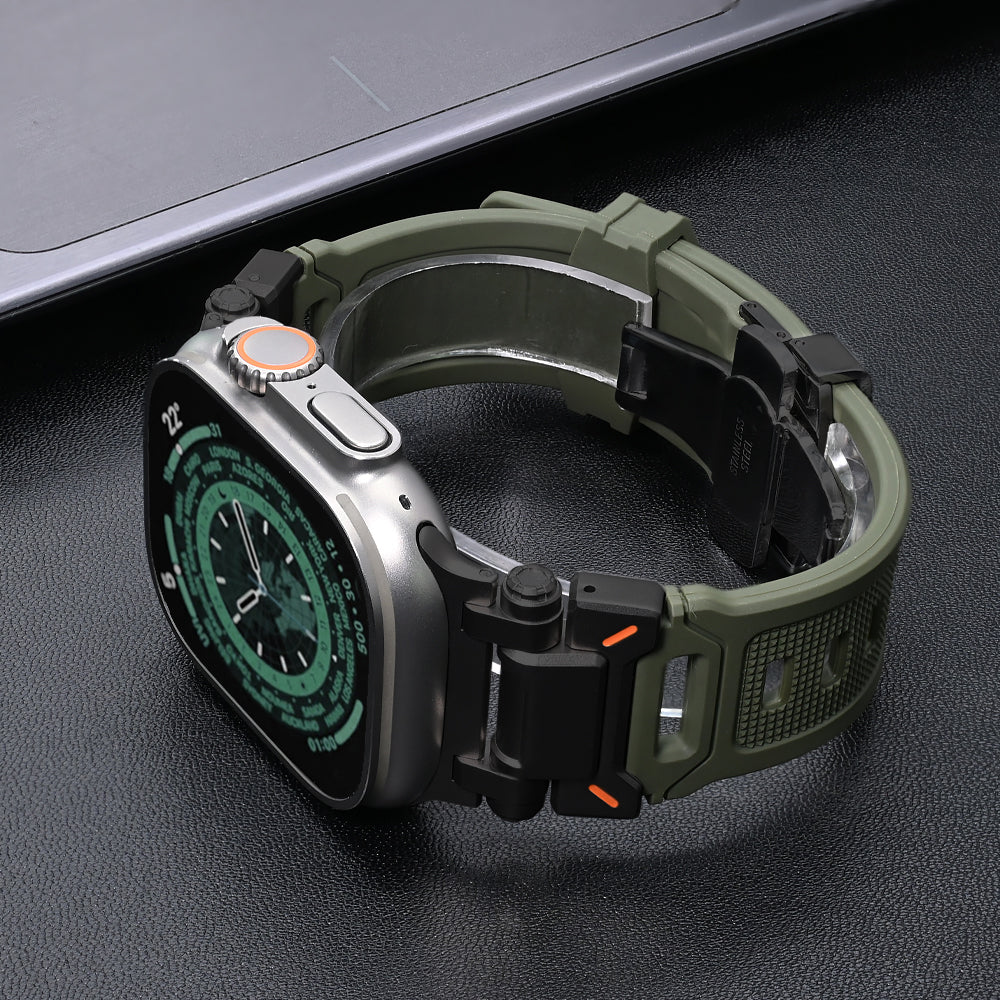 Explorer Siliconen Apple Watch Bandje