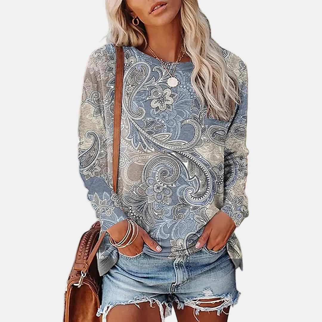 Elara™ | Bedruckter Pullover