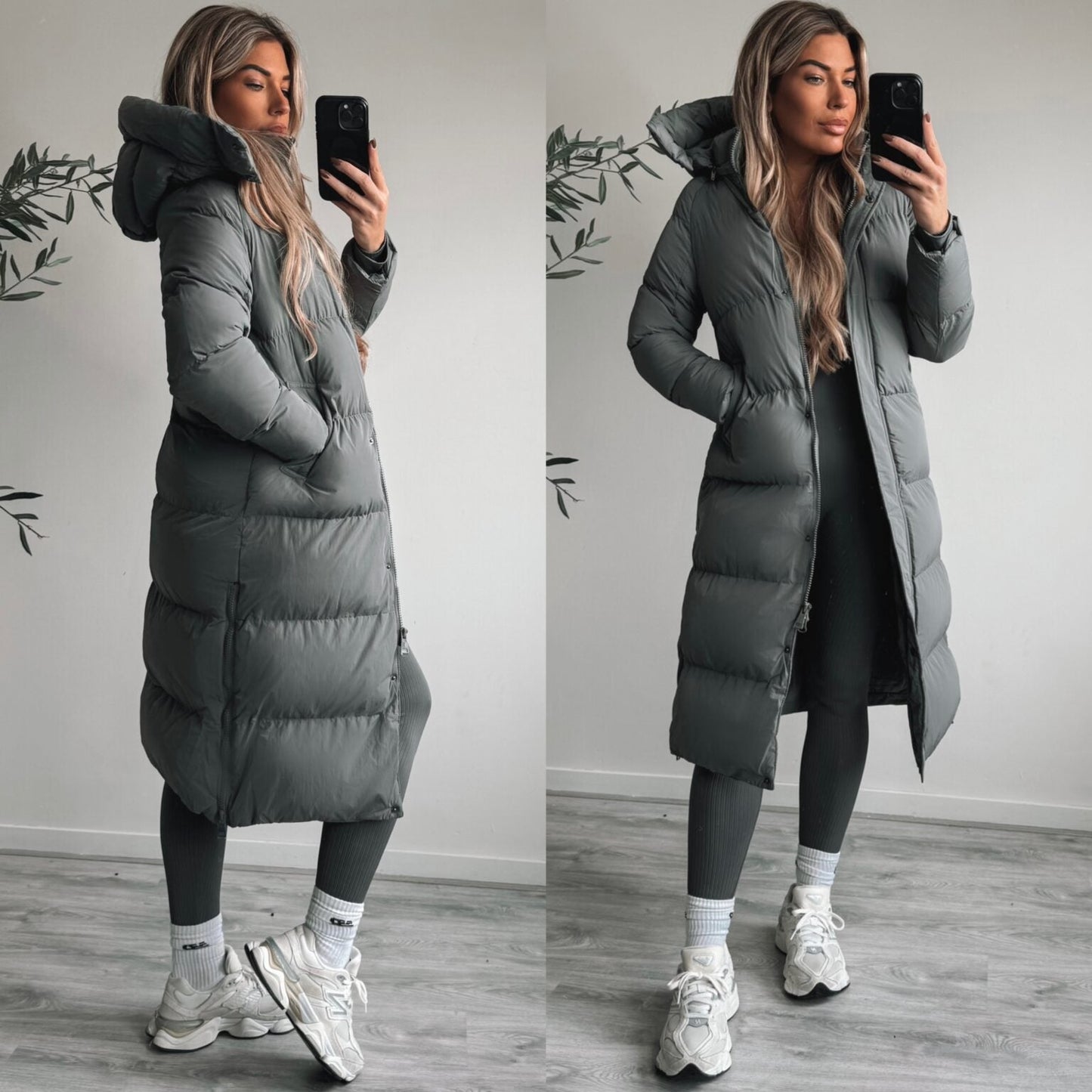 Ivy - Gemütliche Übergroße Daunenjacke