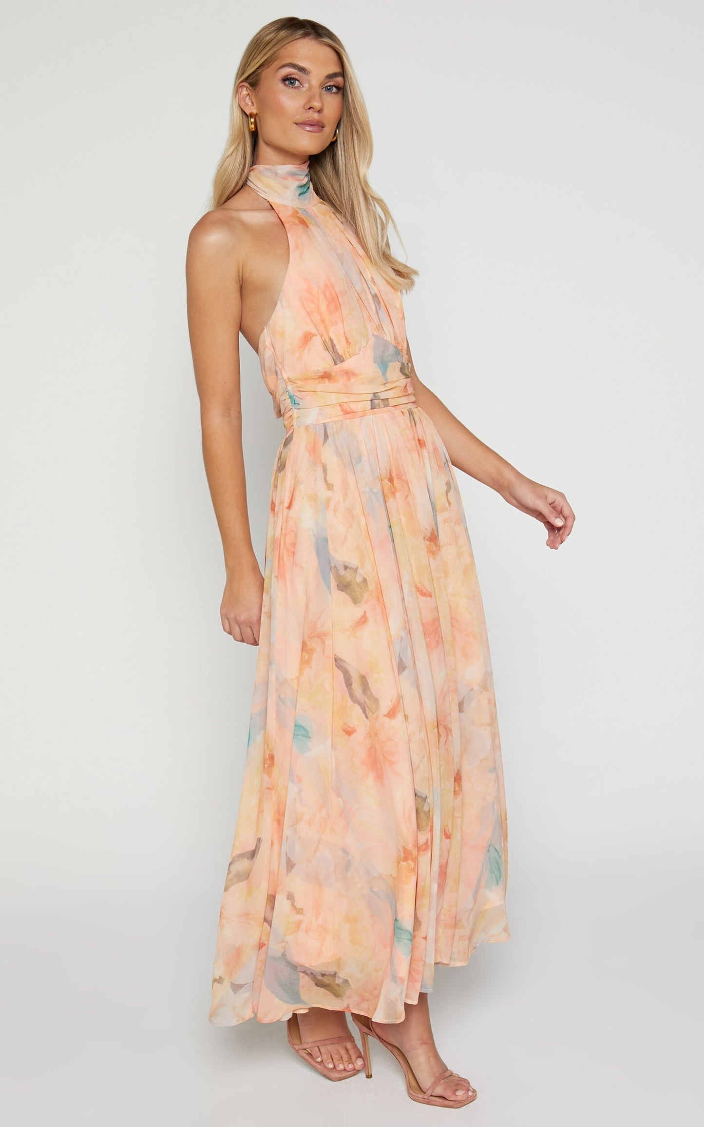 Antonella | Elegante Halternek Maxijurk