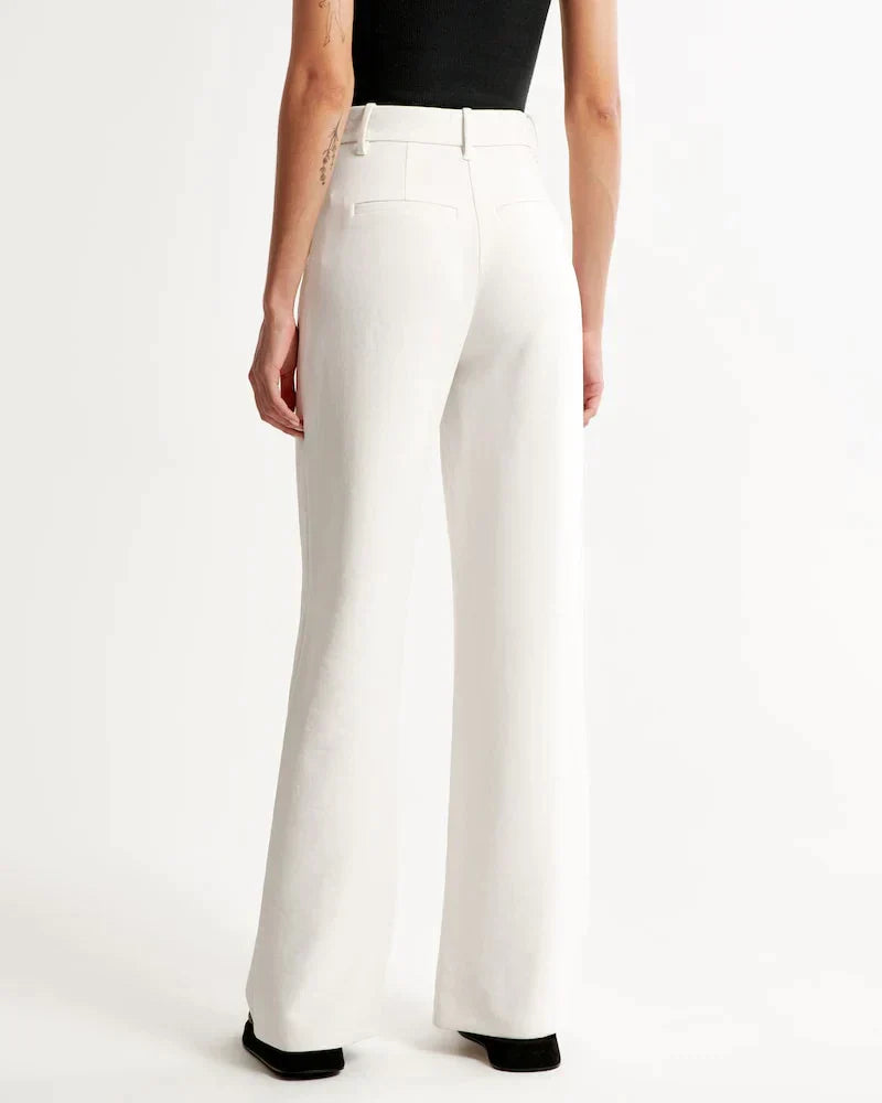 Monelle™ | Elegante Weite Stoffhose