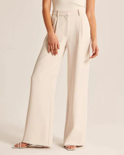 Monelle™ | Elegante Weite Stoffhose