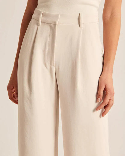 Monelle™ | Elegante Weite Stoffhose
