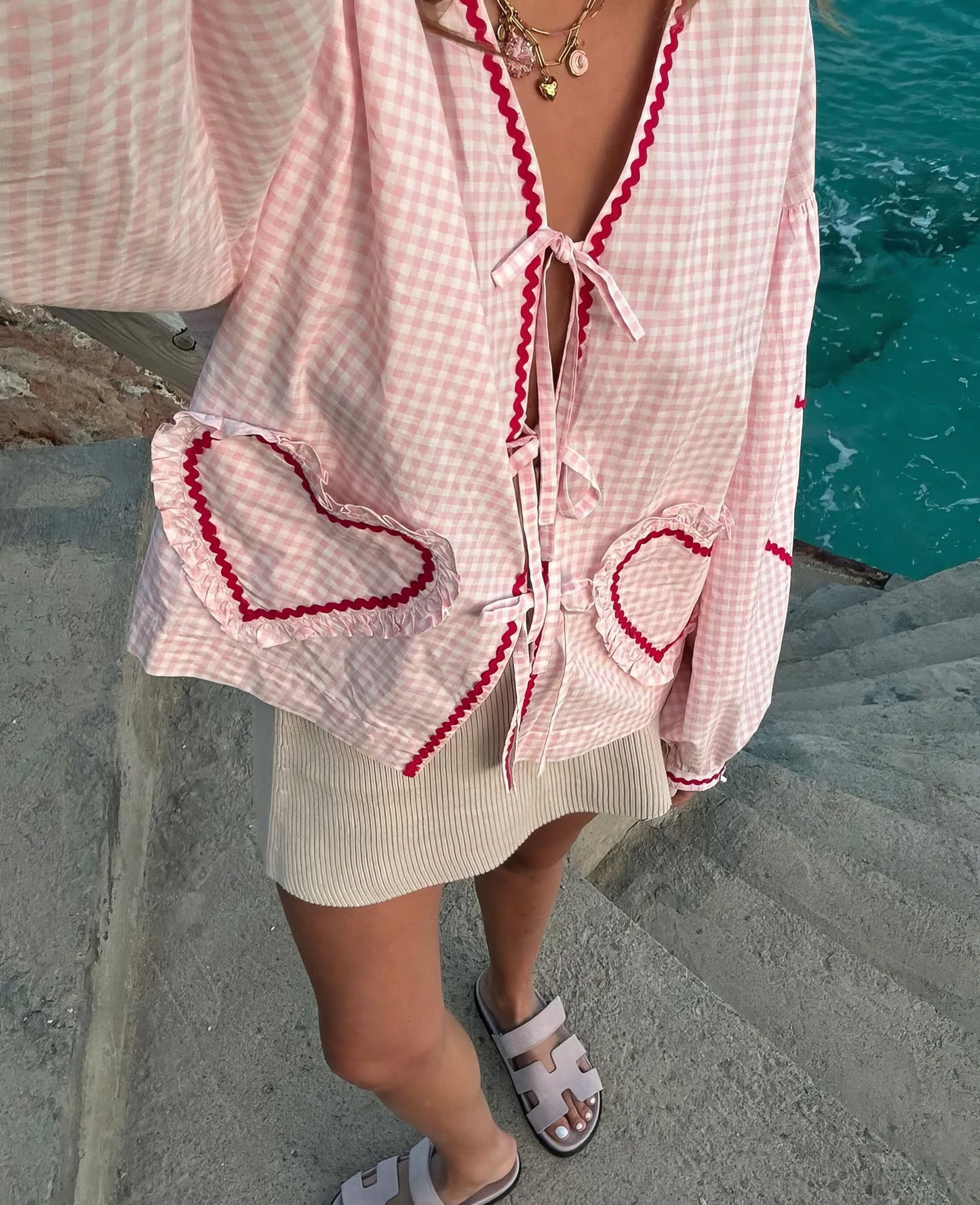 GRACIE Herzbluse