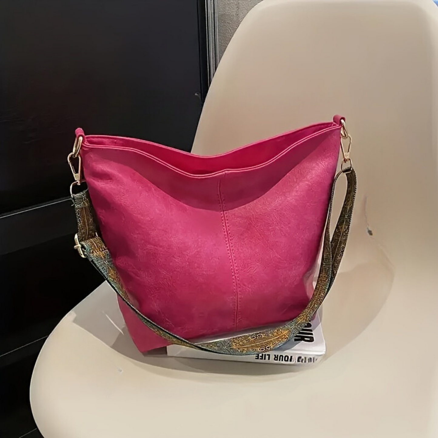 Kary - Sac rétro en cuir imperméable