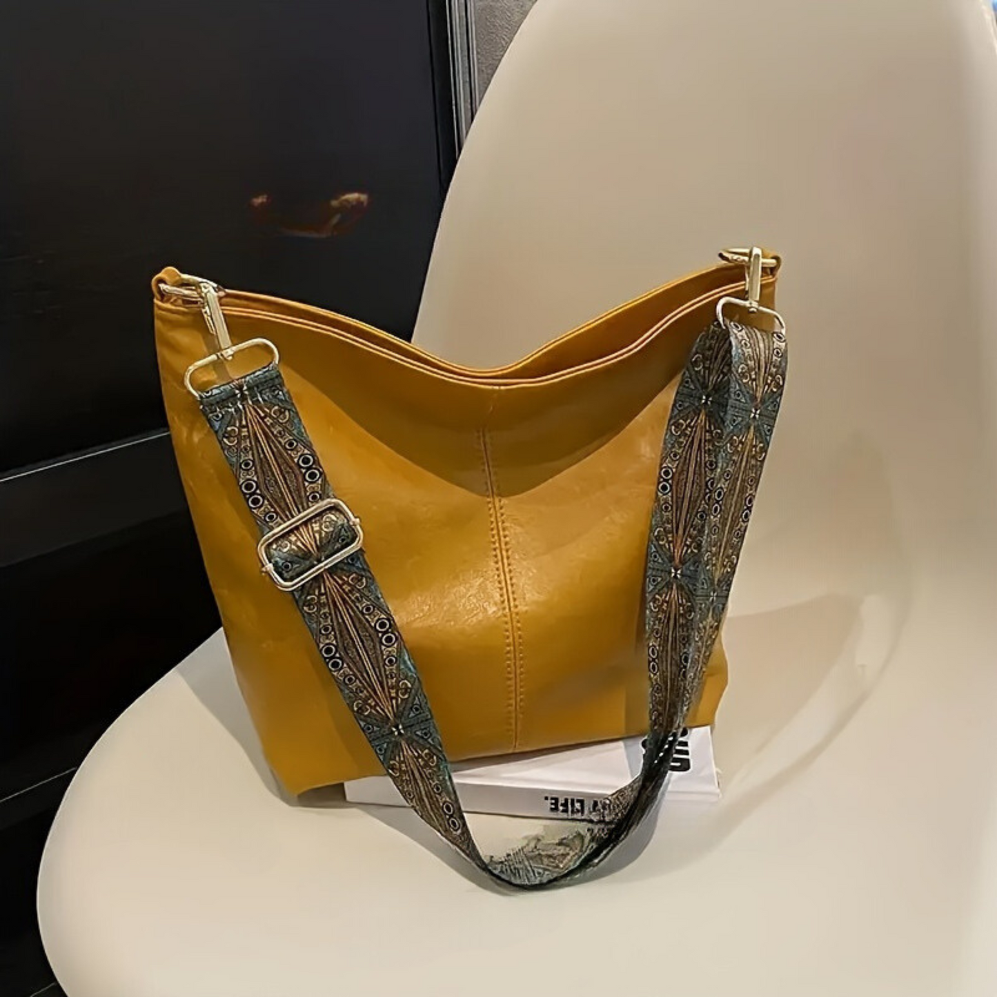 Kary - Sac rétro en cuir imperméable
