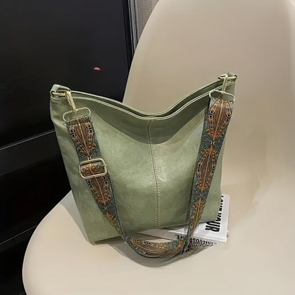 Kary - Sac rétro en cuir imperméable