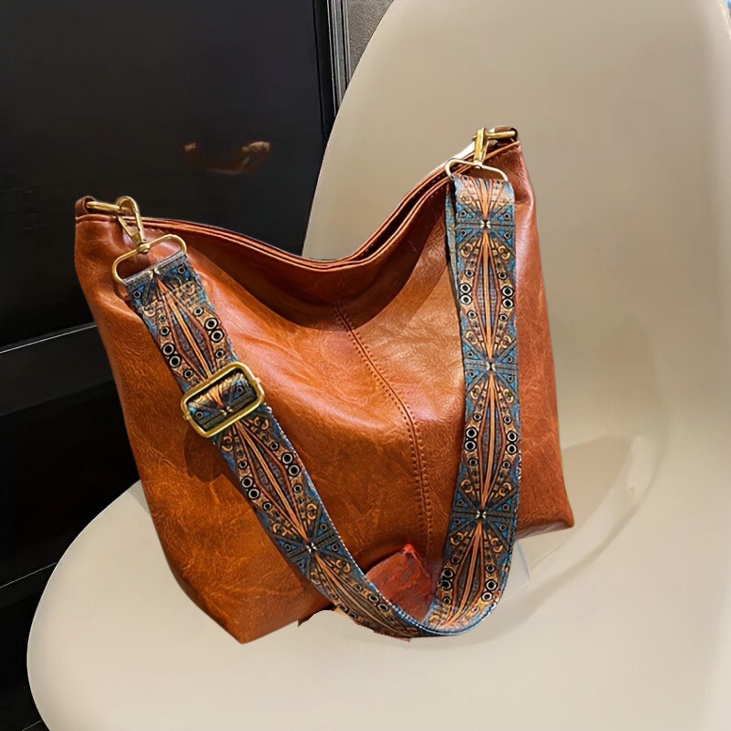 Kary - Sac rétro en cuir imperméable