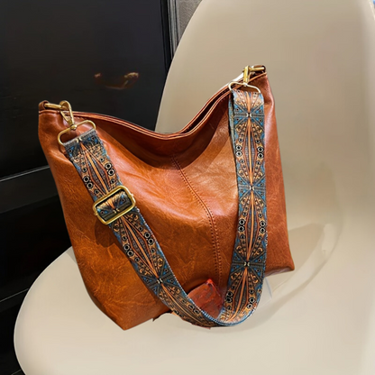Kary - Sac rétro en cuir imperméable