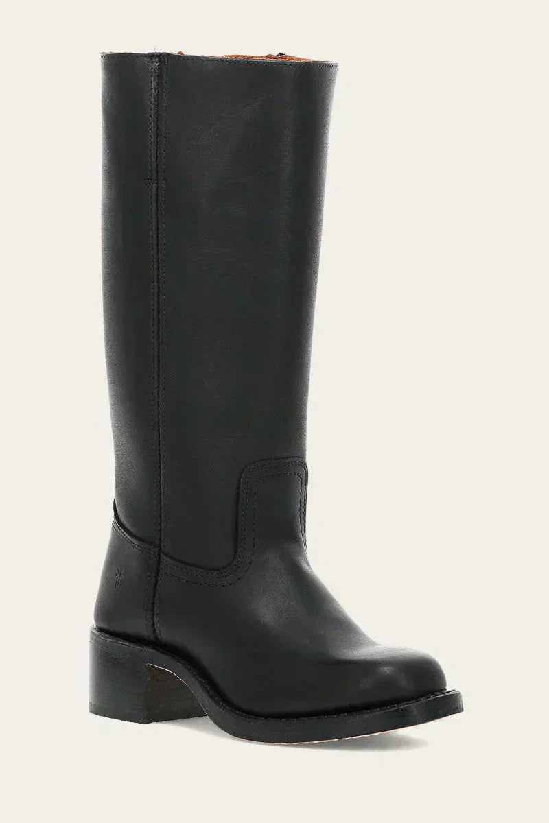 Kniehohe Stiefel mit Schmaler Passform und Strukturierter Sohle