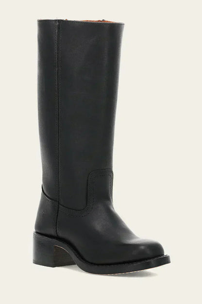 Kniehohe Stiefel mit Schmaler Passform und Strukturierter Sohle