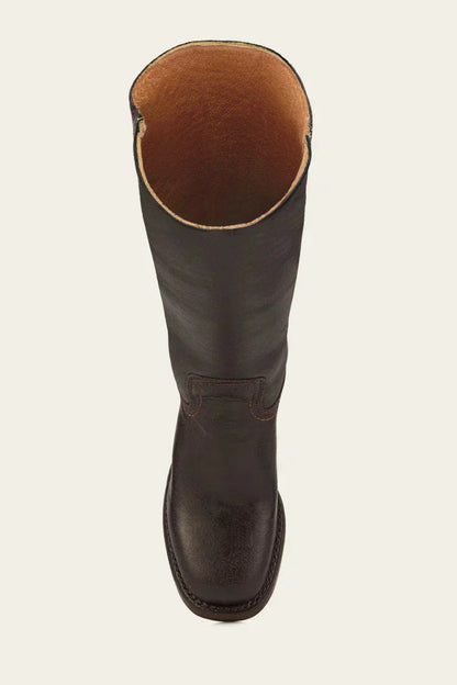 Kniehohe Stiefel mit Schmaler Passform und Strukturierter Sohle