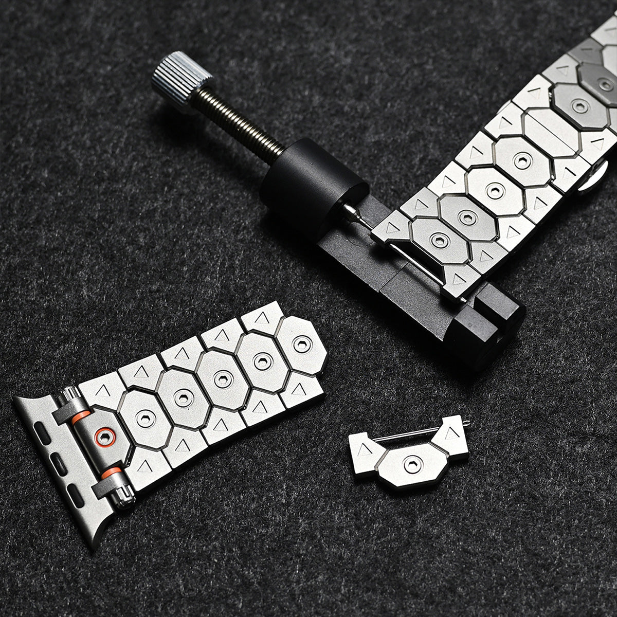 Imperiale roestvrijstalen Apple Watch-band