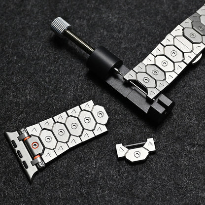 Imperiale roestvrijstalen Apple Watch-band
