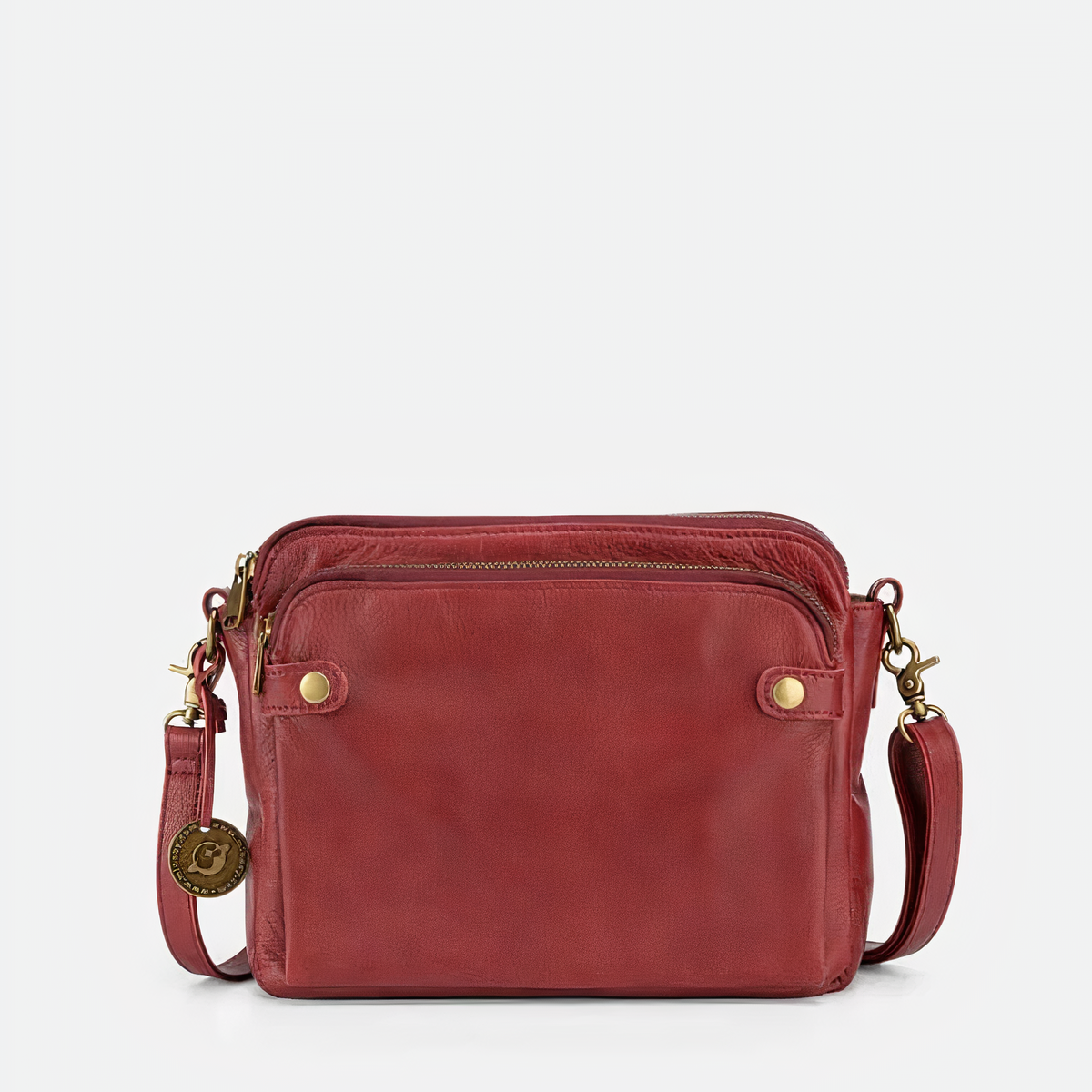 LAILA - Sac crossbody en cuir à trois couches