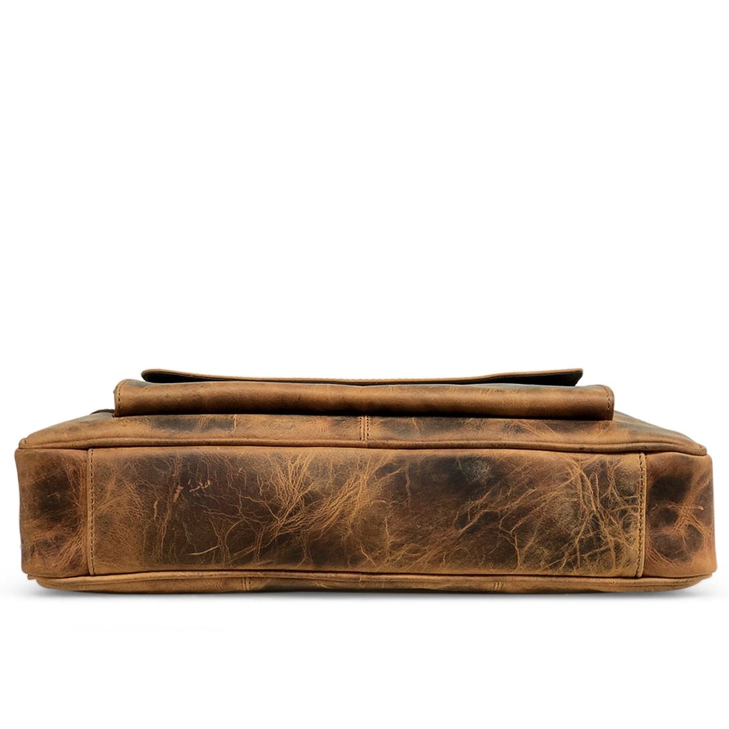 Jäger Brown Leather Laptop Bag