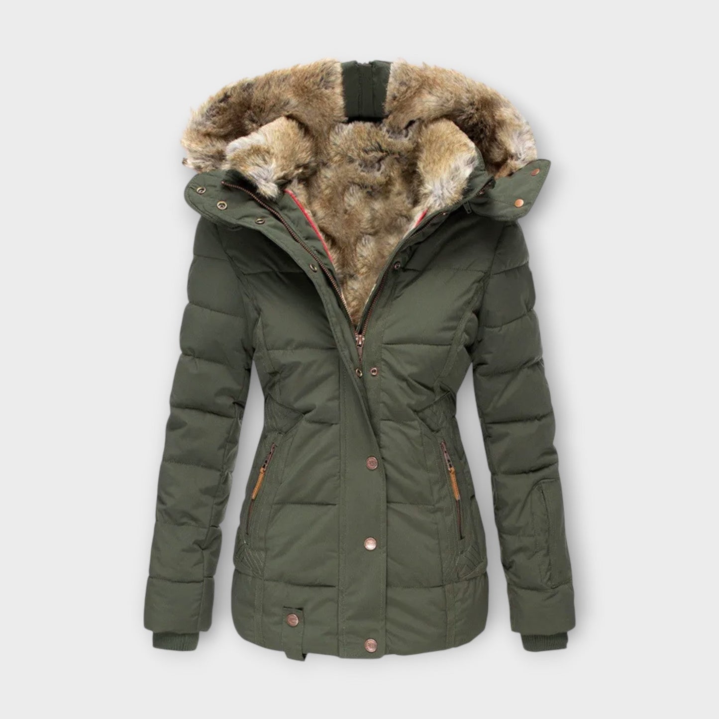 Megan | Stylish Faux Fur Jacket