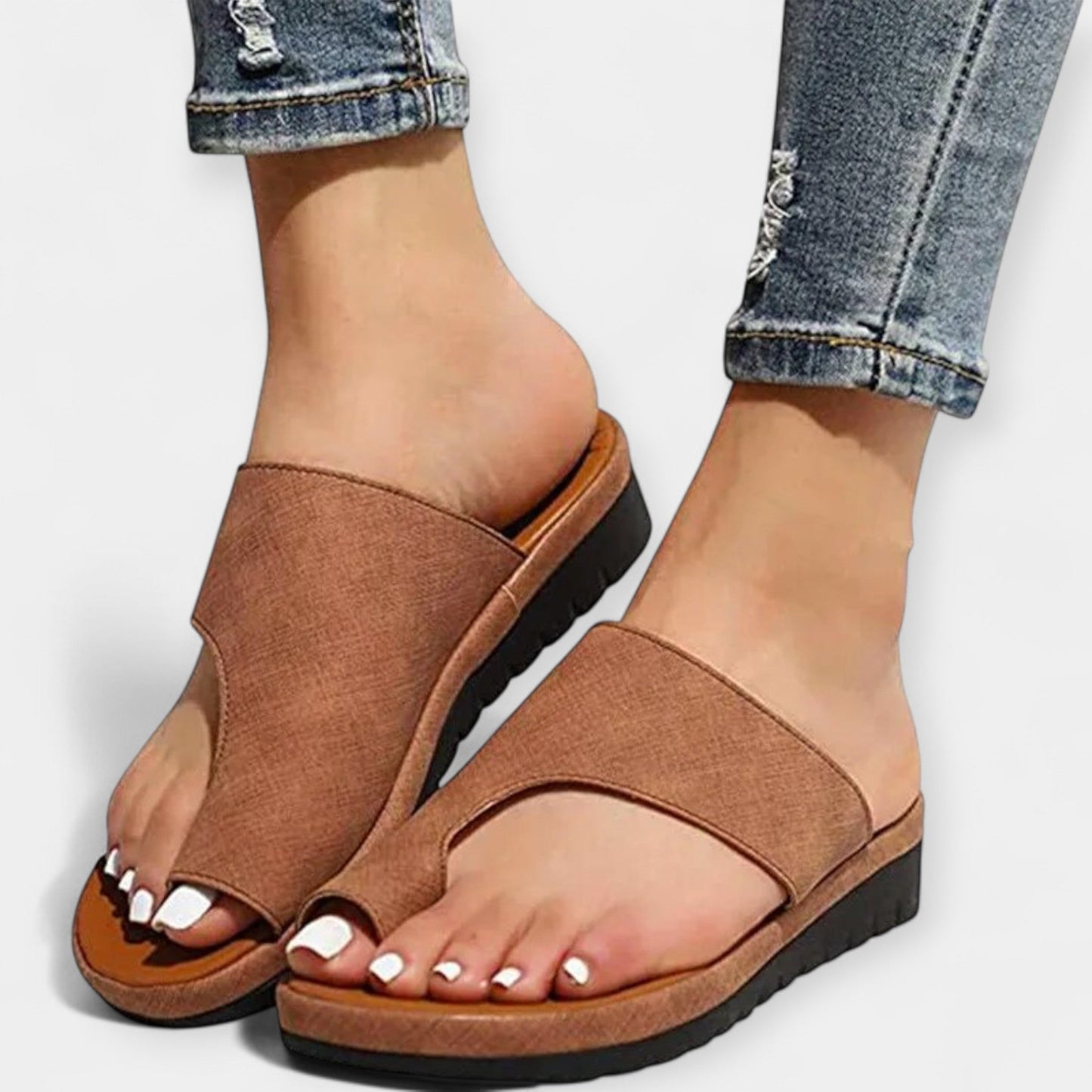 Leren sandalen