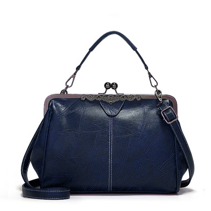 Mila | Zeitlose Vintage Tasche mit elegantem Riegelverschluss