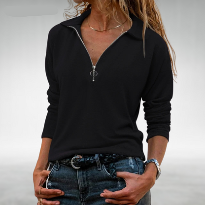 Nadine | Damen-Halbzippullover