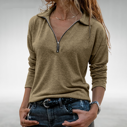 Nadine | Damen-Halbzippullover