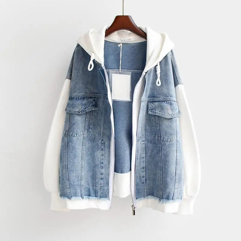 MIRA™ | Zweifarbige Jeansjacke