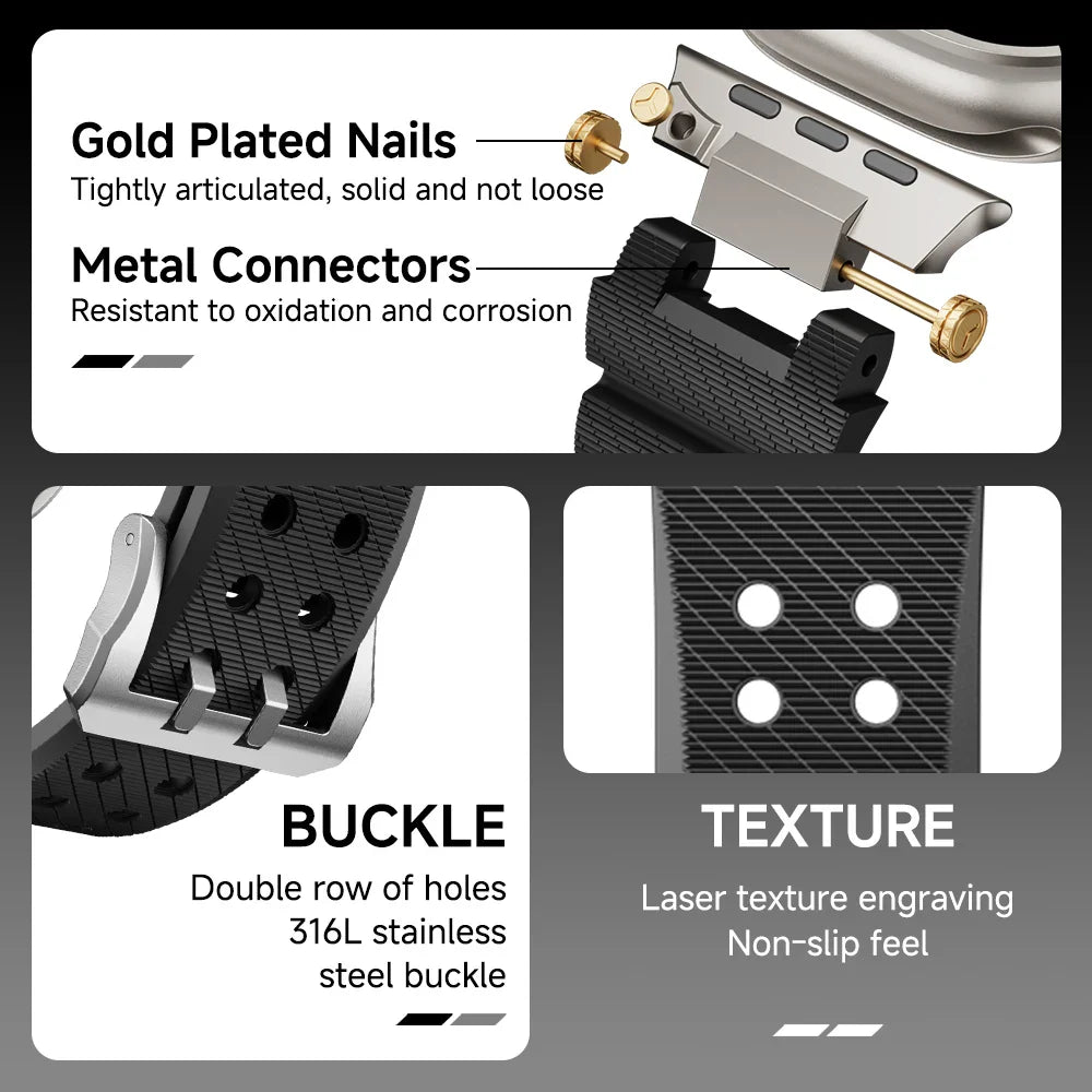 Nomad Silikon Apple Watch Armband
