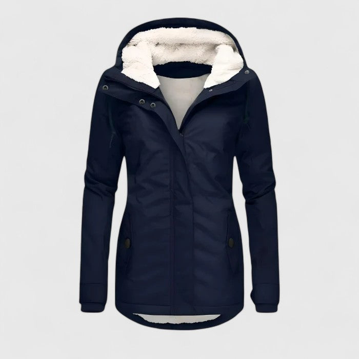 Rovena™ – Waterdichte winterjas met capuchon