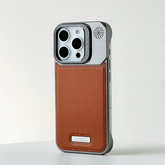 Leren Heritage MagSafe iPhone Hoesje