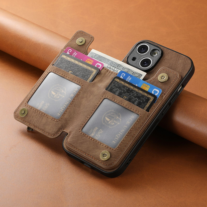 Heritage Leather iPhone Portemonneehoesje
