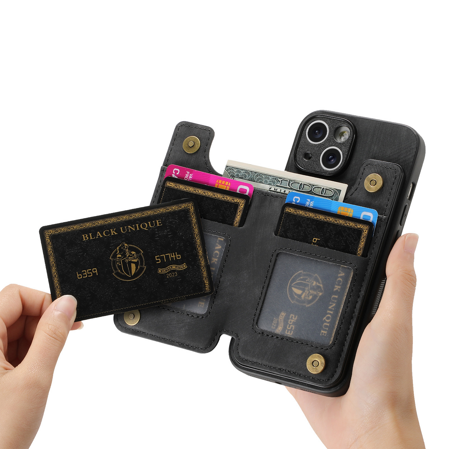 Heritage Leather iPhone Portemonneehoesje