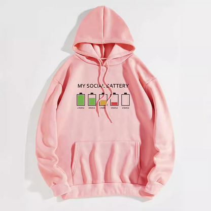 "Low Social Battery" Hoodie