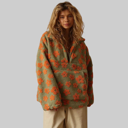 MÁRIA | BLOOM FLEECE PULLOVER
