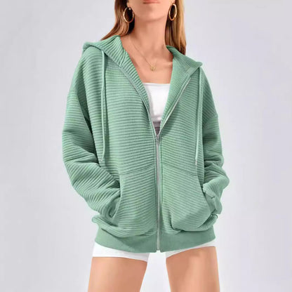Celine Zip-Up Hoodie