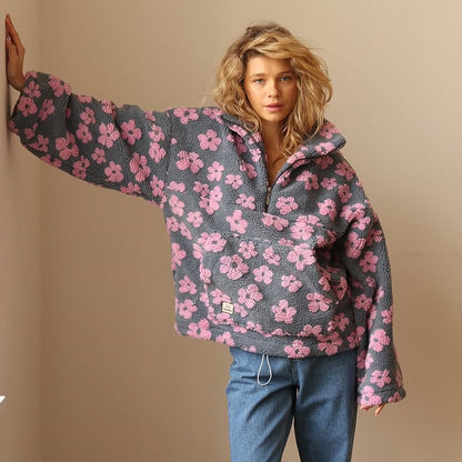 Elara™ | Fleece-Pullover Bloom