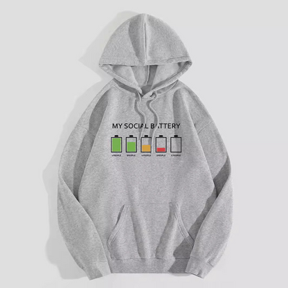 "Low Social Battery" Hoodie