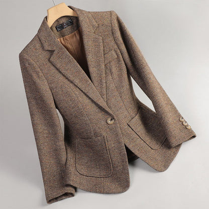 Abrienne Wollmischung-Blazer