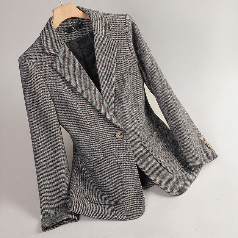 Abrienne Wollmischung-Blazer