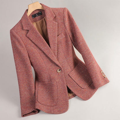 Abrienne Wollmischung-Blazer